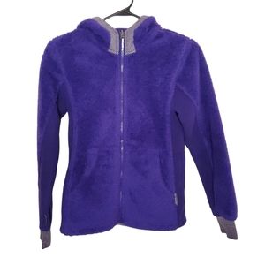 Columbia girls medium fleece full zip jacket